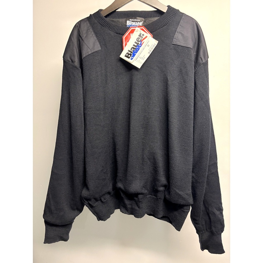 Blauer NWT‎ Men Gore Wind Stopper Crew Neck Sweater Commando Pullover Navy  3X